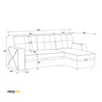 l shape sofa dimensions